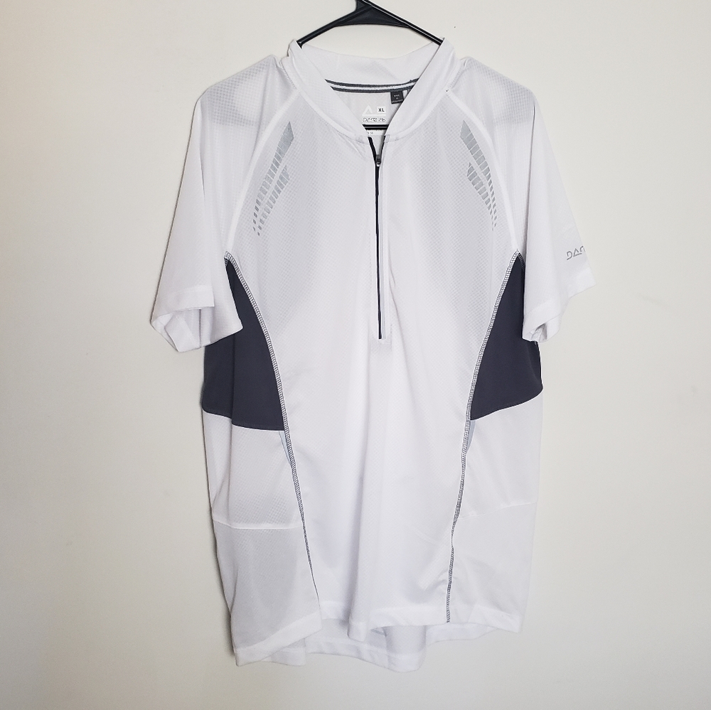 Dare2b White and Black Biking Polo